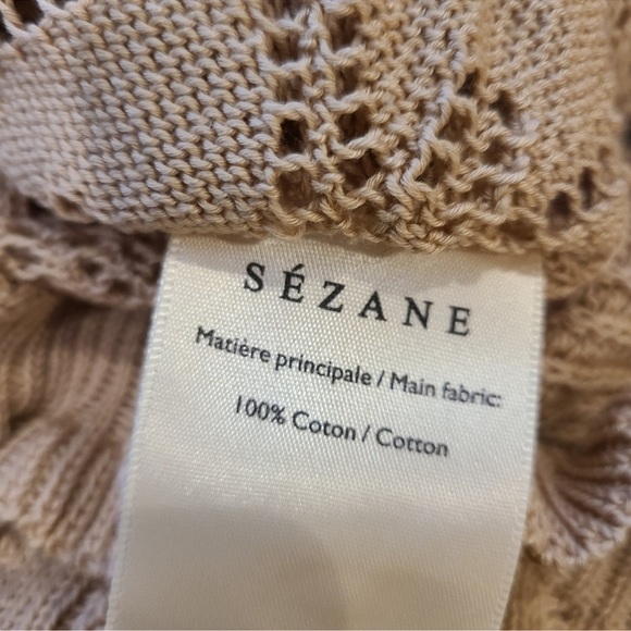 Sezane Angele Knit Crochet Sweater Tank - Picture 5 of 6
